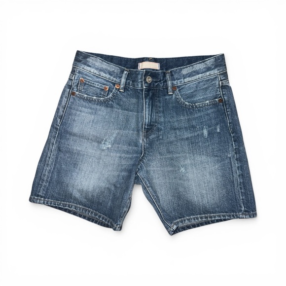 Uniqlo Denim - Uniqlo Distressed Casual Denim Shorts Women’s Size 25 Summer Beach Ready Jeans